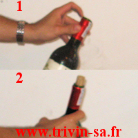 Le bouchon sort